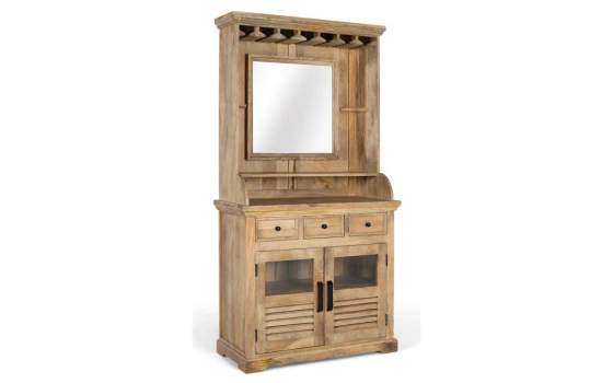 Mueble Licorera Contemporaneo Mango Macizo Serie Ardisna