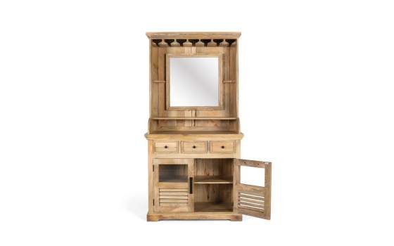 Mueble Licorera Contemporaneo Mango Macizo Serie Ardisna