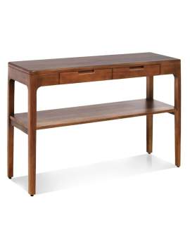 Mueble Para el Recibidor Estilo Colonial 2 Cajones Serie Oporto
