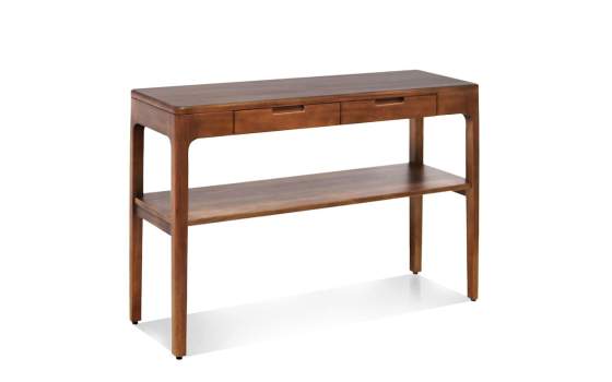 Mueble Para el Recibidor Estilo Colonial 2 Cajones Serie Oporto