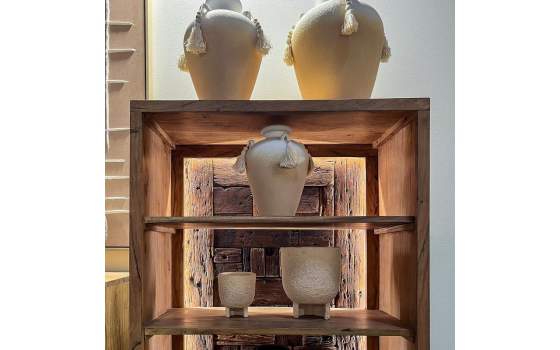 Mueble Recibidor 1 Cajon 1 Puerta Madera Acacia Althan