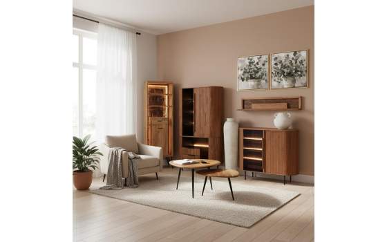 Mueble Recibidor 1 Cajon 1 Puerta Madera Acacia Althan