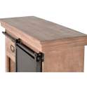 Mueble Recibidor 2 Cajones 1 Puerta Corredera Industrial Darkon