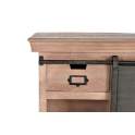 Mueble Recibidor 2 Cajones 1 Puerta Corredera Industrial Darkon