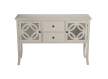 Mueble Recibidor 2 Puertas 2 Cajones Blanco Serie Alsian