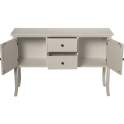 Mueble Recibidor 2 Puertas 2 Cajones Blanco Serie Alsian