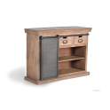 Mueble Recibidor 3 Cajones 1 Puerta Corredera Industrial Darkon