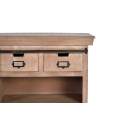 Mueble Recibidor 3 Cajones 1 Puerta Corredera Industrial Darkon