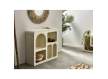 Mueble Recibidor 5 Huecos Blanco Contemporaneo Serie Aciska