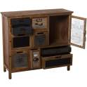Mueble Recibidor 9 Cajones 1Puerta Diseño Industrial Abbial