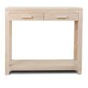 Mueble Recibidor Blanco Patinado Serie Elisean