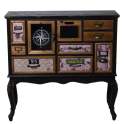 Mueble Recibidor Cajones Puertas Diseño Colores Serie Abbial