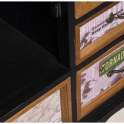 Mueble Recibidor Cajones Puertas Diseño Colores Serie Abbial