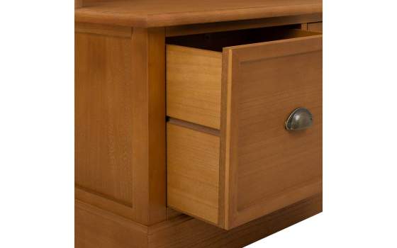 Mueble Recibidor Colonial con Perchero y Banco Serie Areast