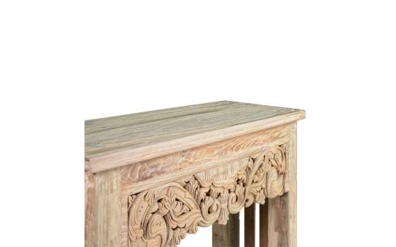 Mueble Recibidor Consola Rustica Tallada Teca Reciclada Arilk Mueble Recibidor Consola Rustica Tallada Teca Reciclada Arilk