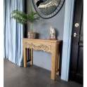 Mueble Recibidor Consola Rustica Tallada Teca Reciclada Arilk Mueble Recibidor Consola Rustica Tallada Teca Reciclada Arilk