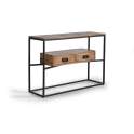 Mueble Recibidor Industrial 2 Cajones Serie Arcino