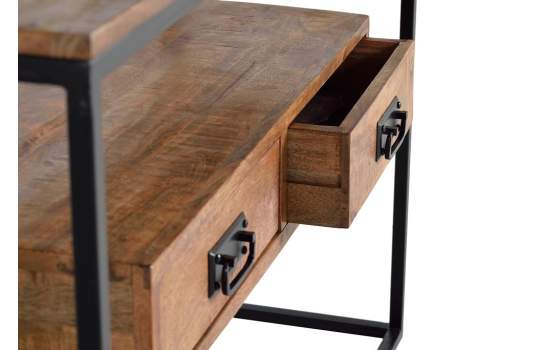 Mueble Recibidor Industrial 2 Cajones Serie Arcino