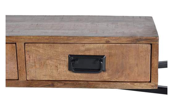 Mueble Recibidor Industrial 2 Cajones Serie Arcino