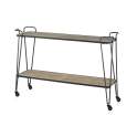 Mueble Recibidor Industrial 3 Cajones Madera Metal Baillet