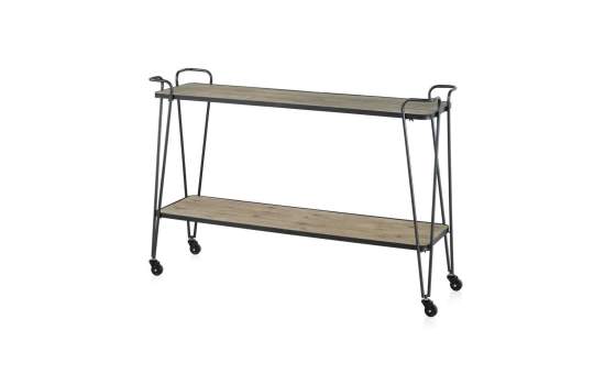 Mueble Recibidor Industrial 3 Cajones Madera Metal Baillet