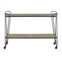 Mueble Recibidor Industrial 3 Cajones Madera Metal Baillet