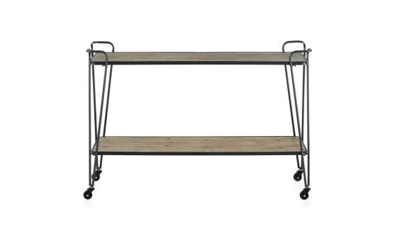 Mueble Recibidor Industrial 3 Cajones Madera Metal Baillet