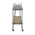 Mueble Recibidor Industrial 3 Cajones Madera Metal Baillet