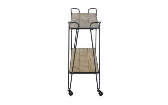 Mueble Recibidor Industrial 3 Cajones Madera Metal Baillet