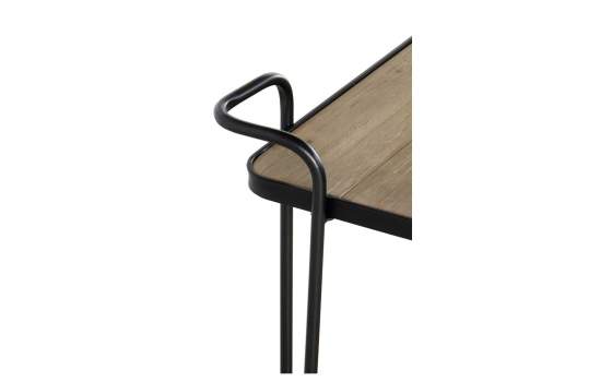 Mueble Recibidor Industrial 3 Cajones Madera Metal Baillet