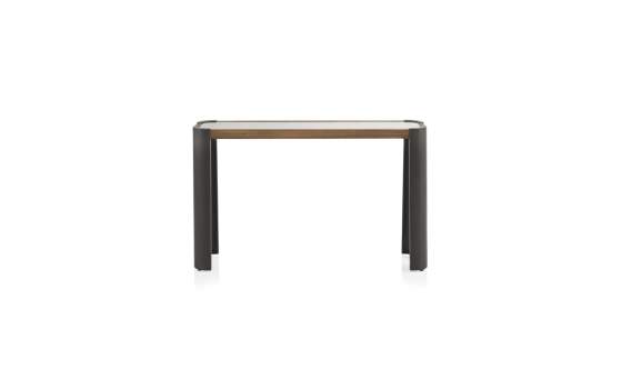 Mueble Recibidor Industrial Madera Metal  Cristal Albid