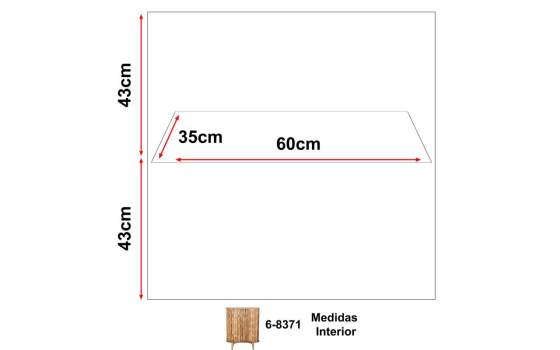 Mueble Recibidor Madera Mango 2 Puertas Labradas Abrizzi