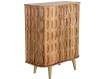 Mueble Recibidor Madera Mango 2 Puertas Labradas Abrizzi
