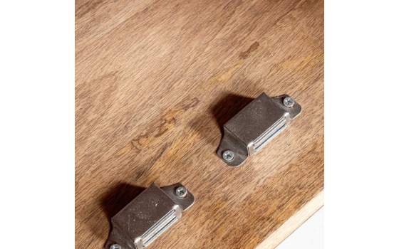 Mueble Recibidor Madera Mango 2 Puertas Labradas Abrizzi