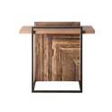 Mueble Recibidor Madera Reciclada Metal Rustico Venatici