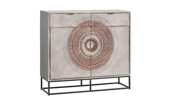 Mueble Recibidor Oriental 2 Puertas 2 Cajones Wood Mandala