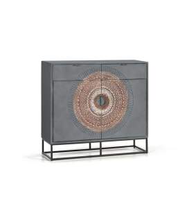 Mueble Recibidor Oriental 2 Puertas 2 Cajones Wood Mandala