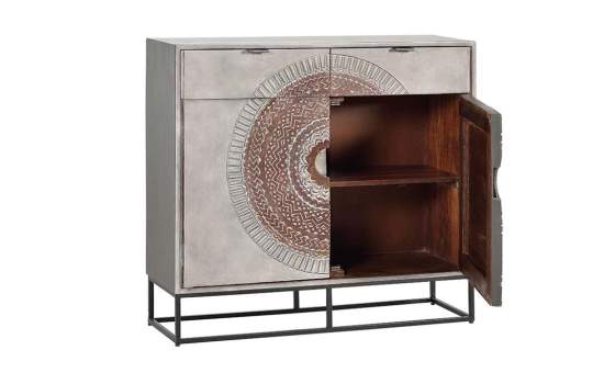 Mueble Recibidor Oriental 2 Puertas 2 Cajones Wood Mandala