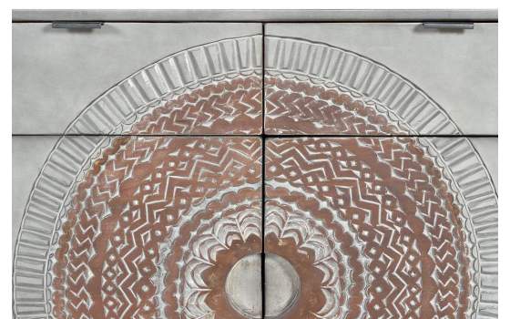 Mueble Recibidor Oriental 2 Puertas 2 Cajones Wood Mandala