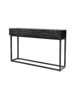 Mueble Recibidor Oriental Etnico 2 Cajones Serie Jeroglifico