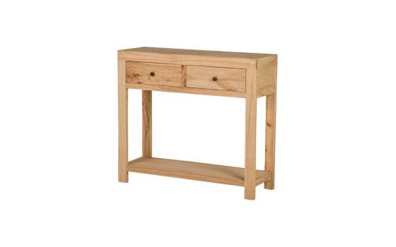 Mueble Recibidor Rustico 2 Cajones Estante - Serie Aatmos