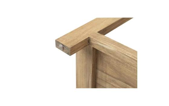 Mueble Recibidor Rustico 2 Cajones Estante - Serie Aatmos