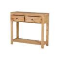 Mueble Recibidor Rustico 2 Cajones Estante - Serie Aatmos