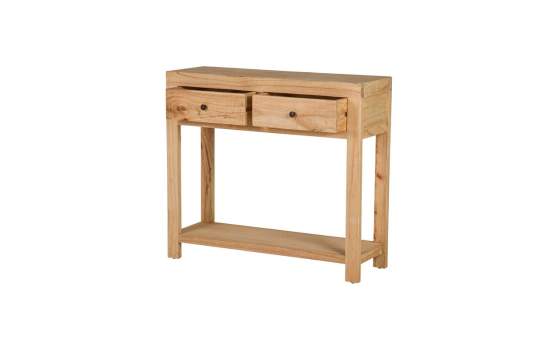 Mueble Recibidor Rustico 2 Cajones Estante - Serie Aatmos