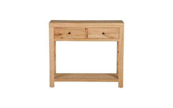 Mueble Recibidor Rustico 2 Cajones Estante - Serie Aatmos