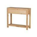 Mueble Recibidor Rustico 2 Cajones Estante - Serie Aatmos
