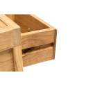 Mueble Recibidor Rustico 3 Cajones Estante - Serie Aatmos