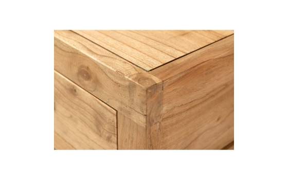 Mueble Recibidor Rustico 3 Cajones Estante - Serie Aatmos