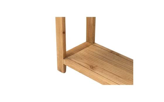Mueble Recibidor Rustico 3 Cajones Estante - Serie Aatmos