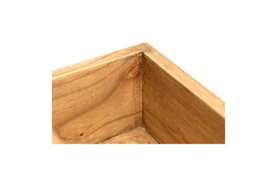 Mueble Recibidor Rustico 3 Cajones Estante - Serie Aatmos